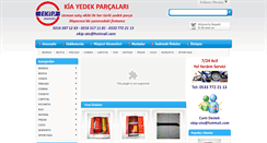 Desktop Screenshot of kiayedekparcalari.com