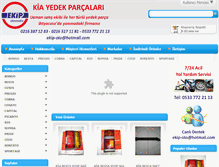 Tablet Screenshot of kiayedekparcalari.com